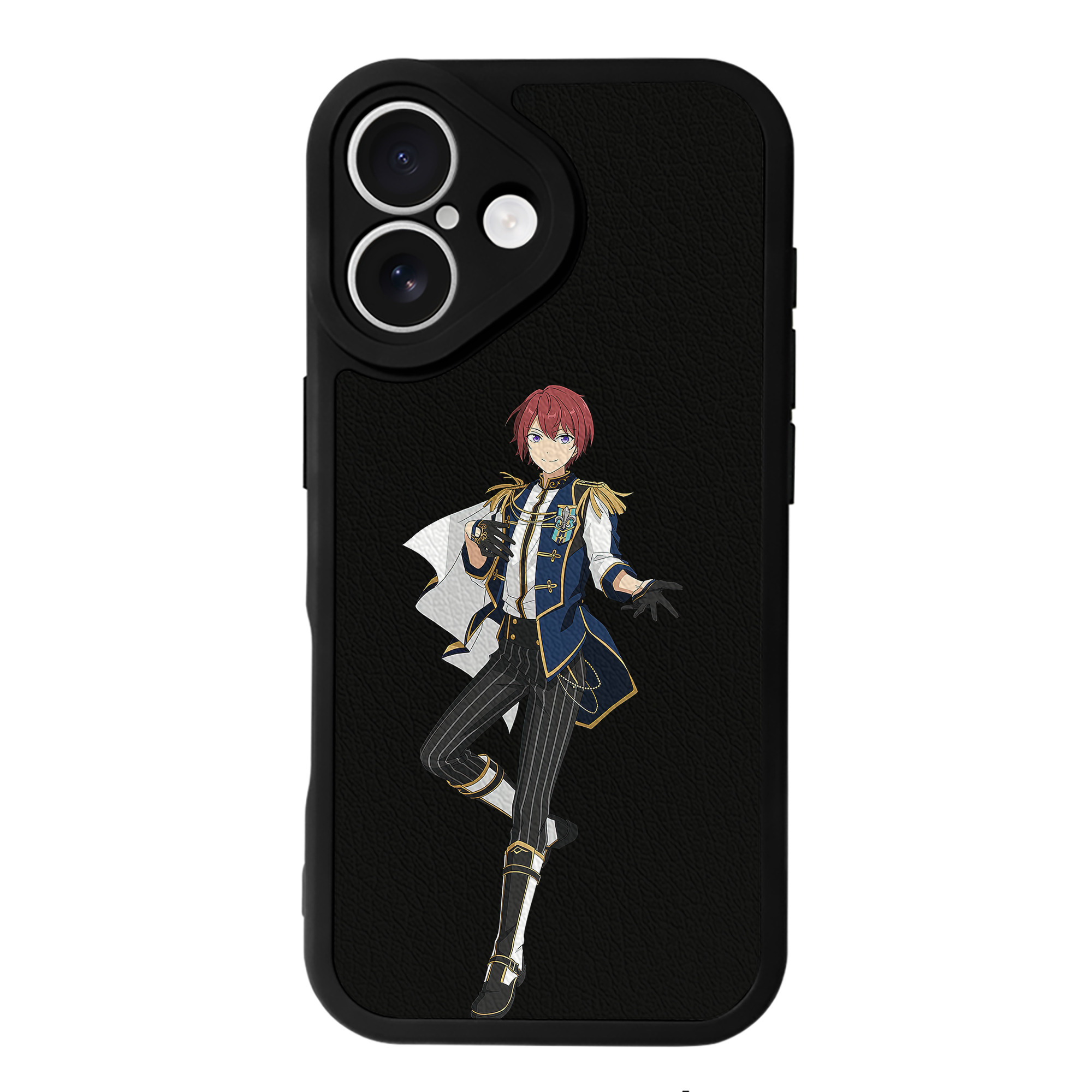（画像用） あんさんぶるスターズ! Ensemble Stars 【iPhone 16シリーズ対応】シリコンスマホケース（レザー調） 材質：シリコン